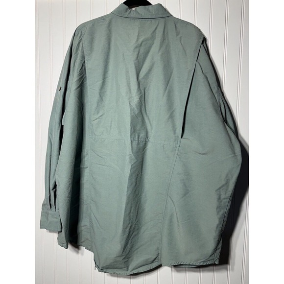 Orvis Shirt Adult XXL Outdoor Men’s Button Down Long Sleeve Green - Picture 6 of 8